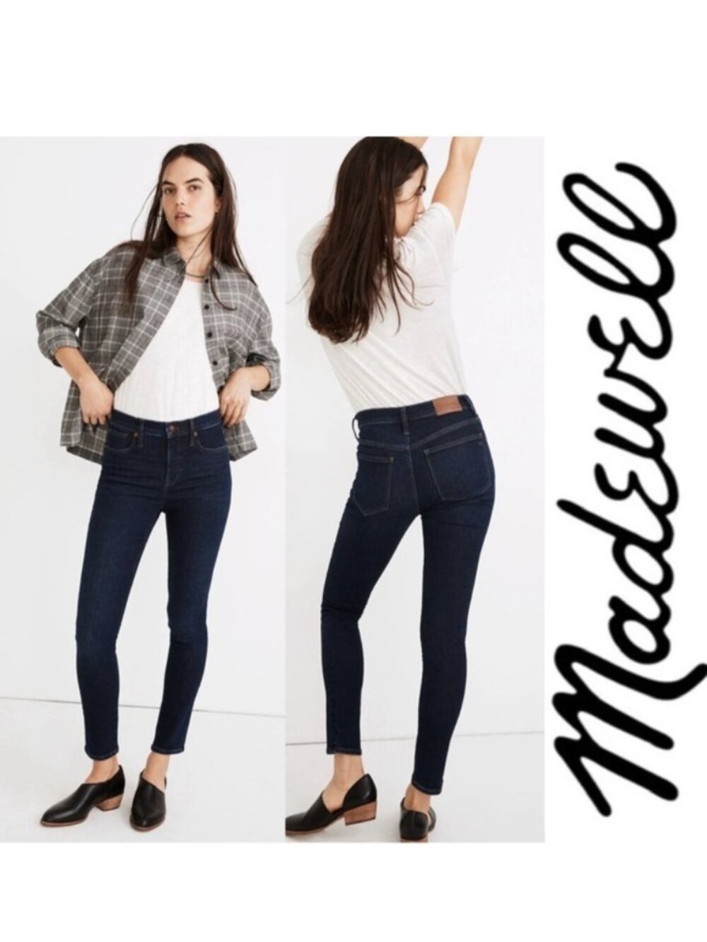 Madewell | 9" Mid-Rise Skinny Jeans Dark Wash | Size 25